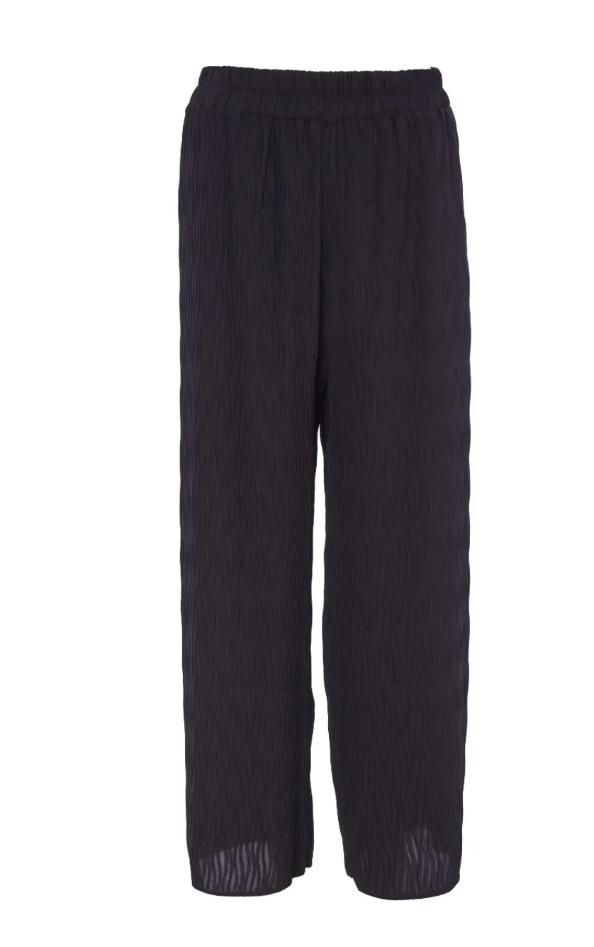 136 Crop Leg Pleated Trousers- Ora