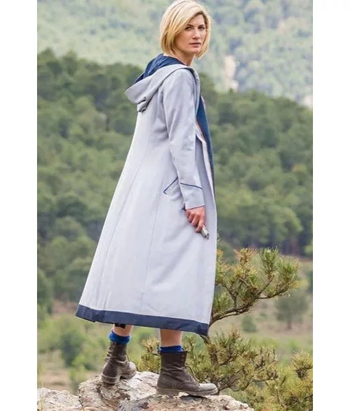 13th Doctor Who (Jodie Whittaker) Hooded Coat - TheLeatherCity