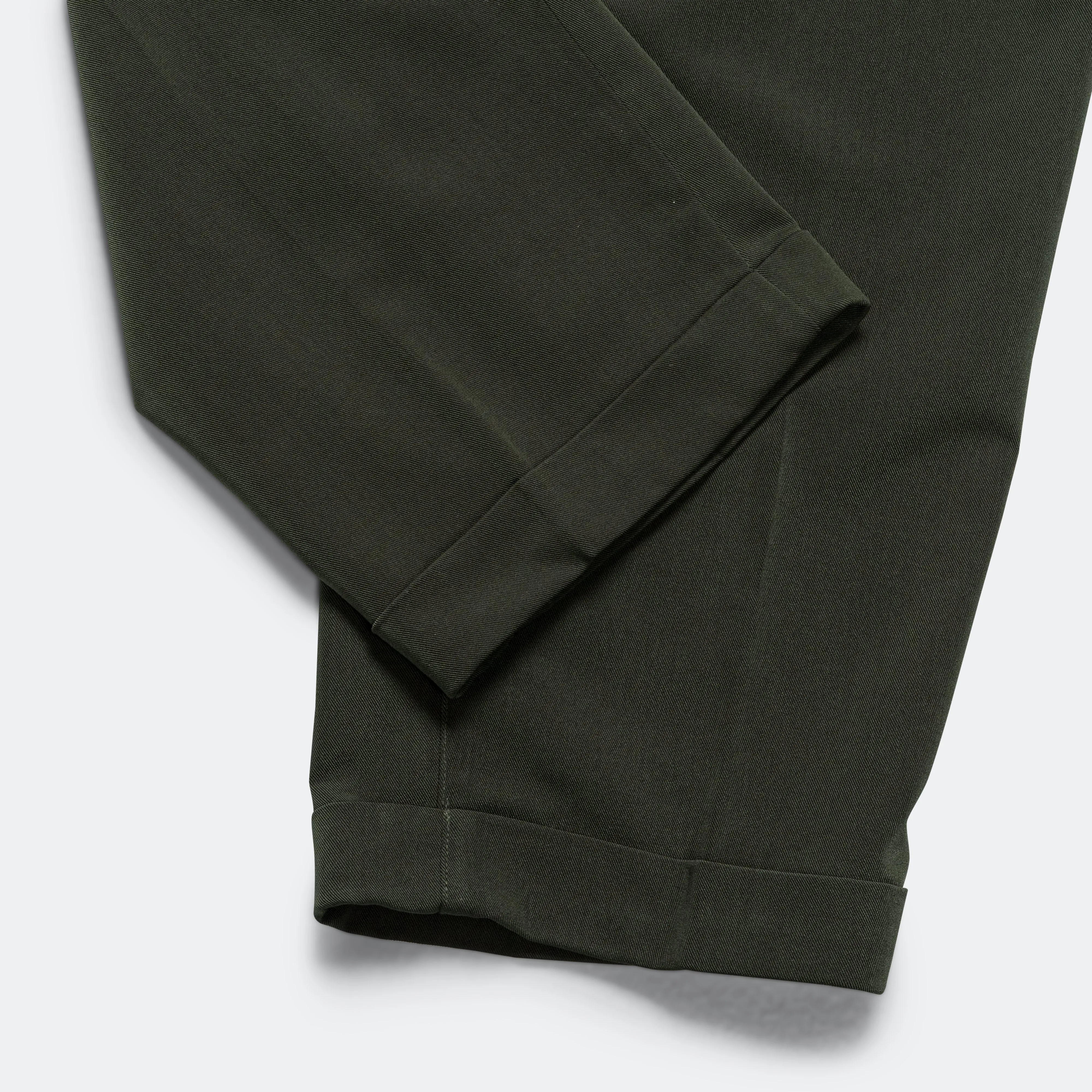 2 Pleats Trousers PE Twill - Green