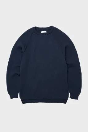 5G Crew Neck Sweater - Navy