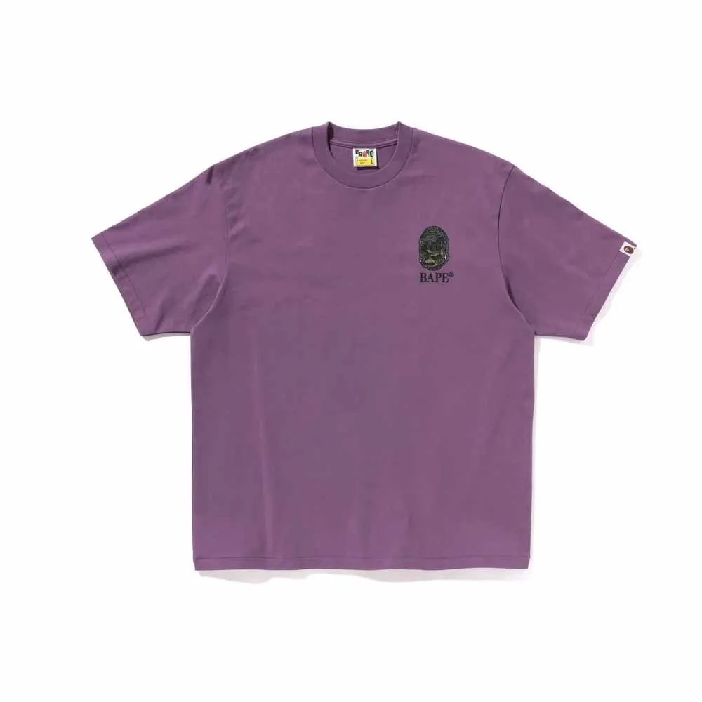 A BATHING APE  |Crew Neck Pullovers Unisex Street Style Plain Short Sleeves