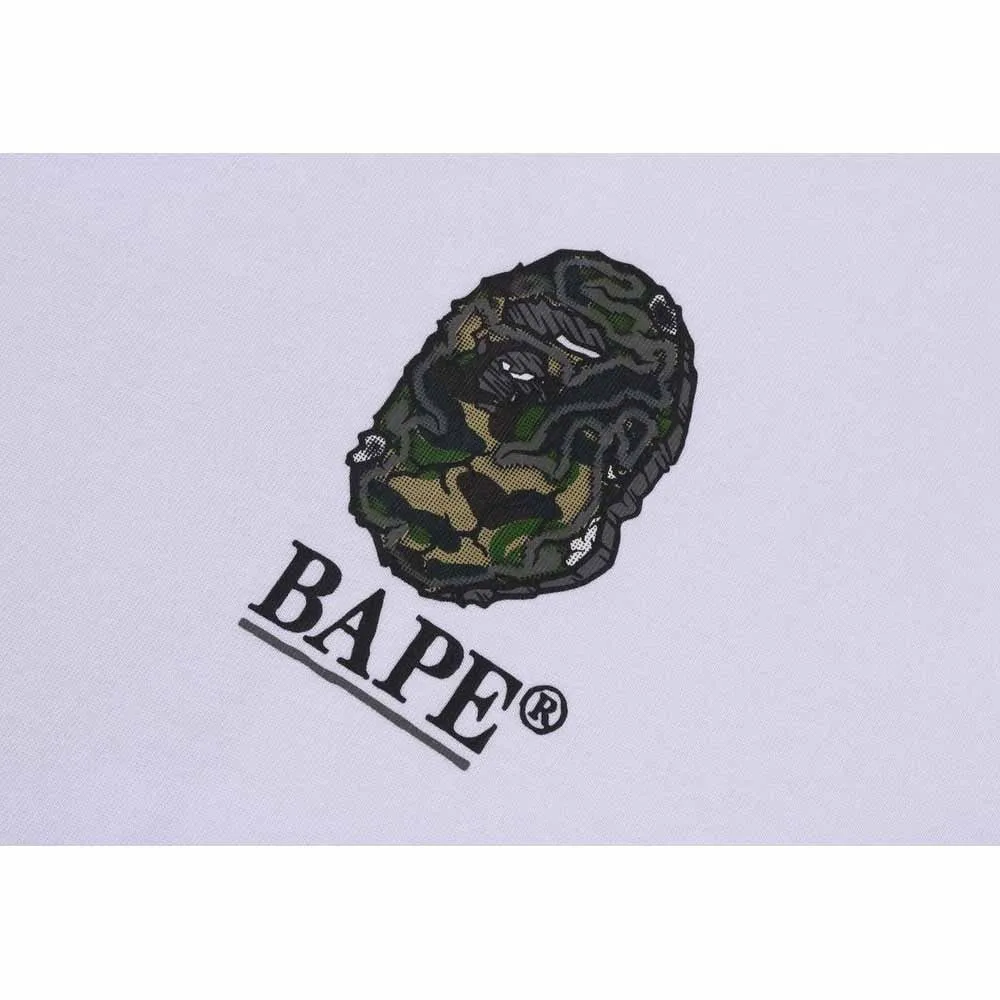 A BATHING APE  |Crew Neck Pullovers Unisex Street Style Plain Short Sleeves