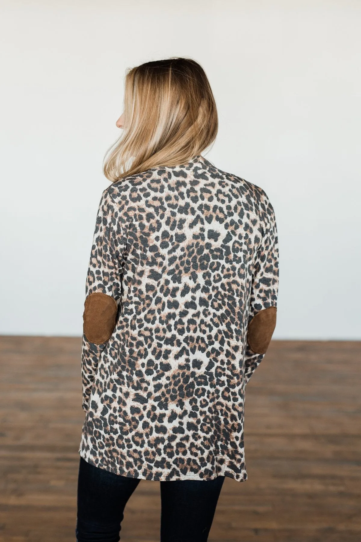 A Soul Vacation Lightweight Cardigan- Leopard