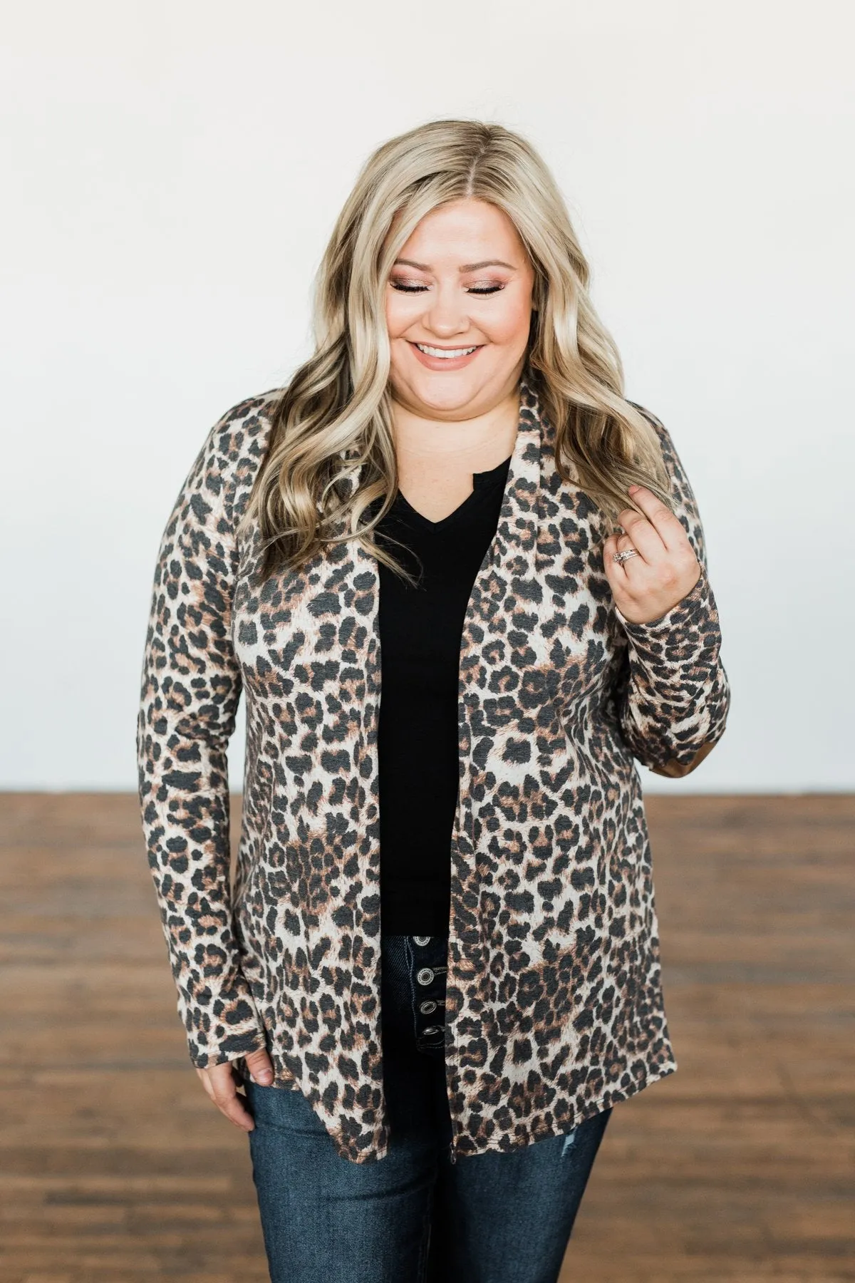 A Soul Vacation Lightweight Cardigan- Leopard