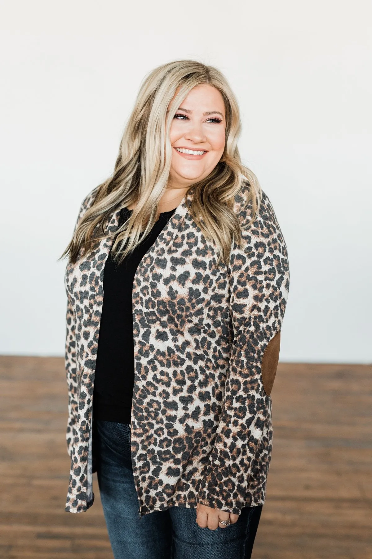 A Soul Vacation Lightweight Cardigan- Leopard