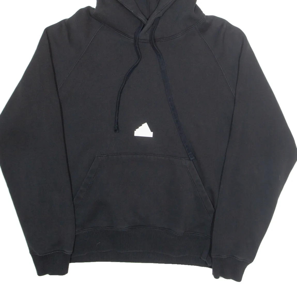 ADIDAS Mens Black Hoodie S