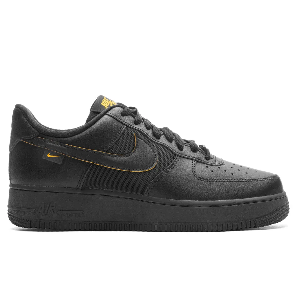 Air Force 1 '07 - Black/University Gold/Dark Smoke Grey