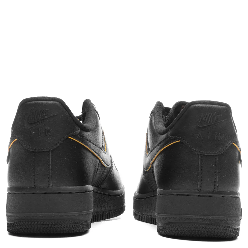 Air Force 1 '07 - Black/University Gold/Dark Smoke Grey