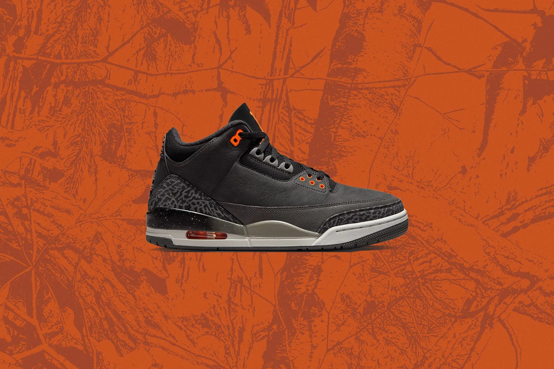 Air Jordan 3 Retro 'Fear' - Night Stadium/Total Orange/Black