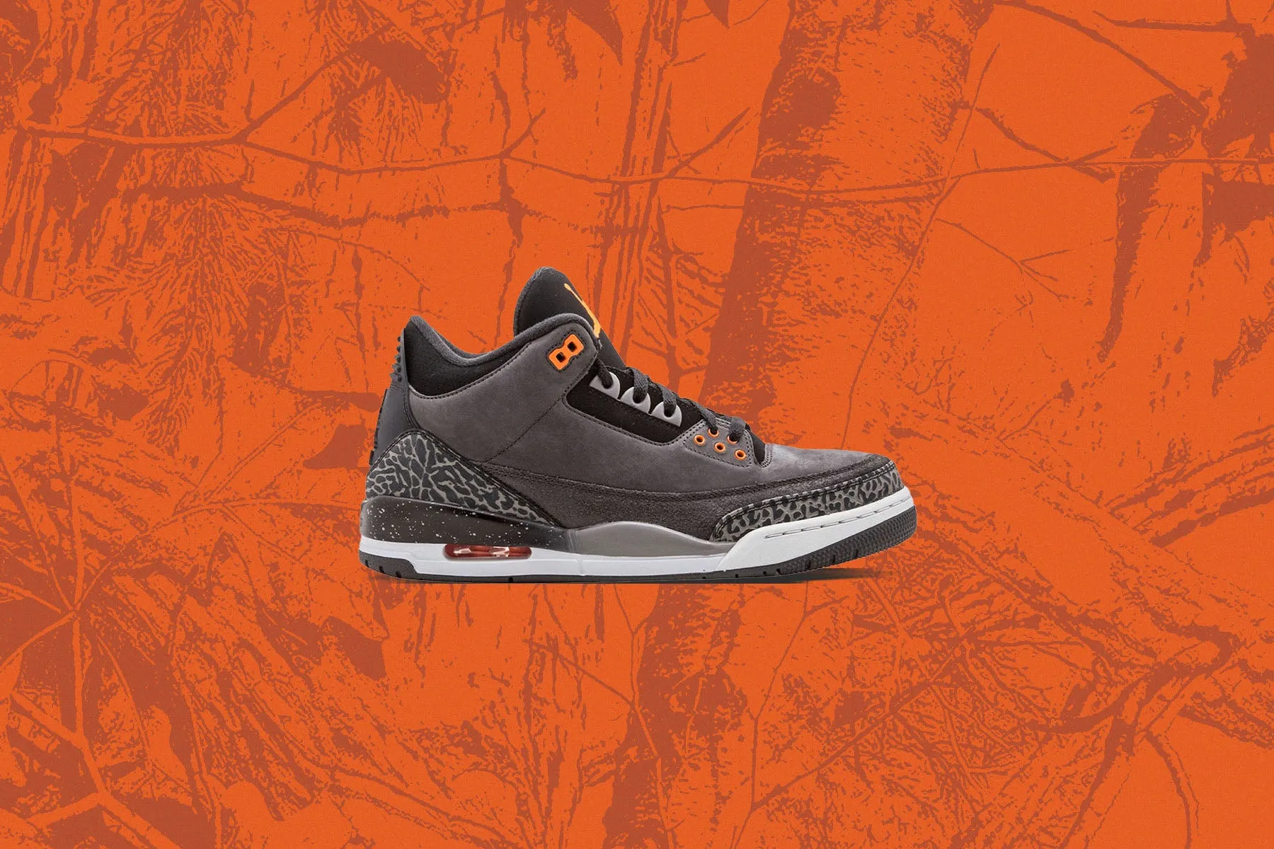 Air Jordan 3 Retro (GS) 'Fear' - Night Stadium/Total Orange/Black