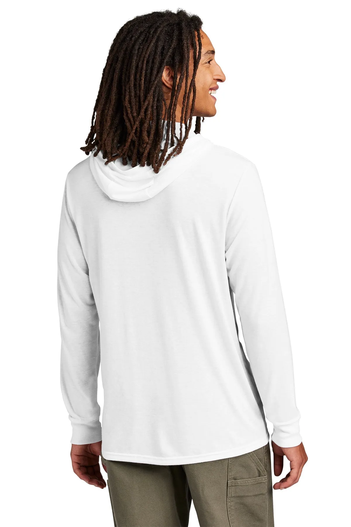 Allmade Unisex Tri-Blend Hoodie Custom Tee's, Bright White