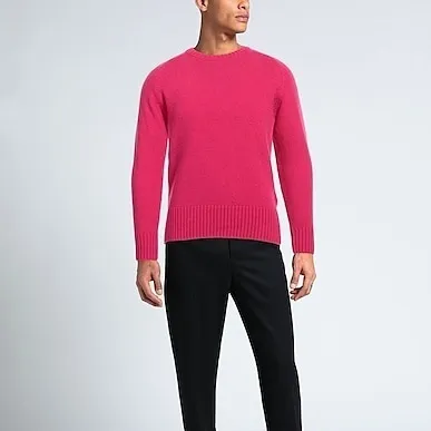 AMI PARIS  |Pullovers Unisex Wool Street Style U-Neck Long Sleeves Plain