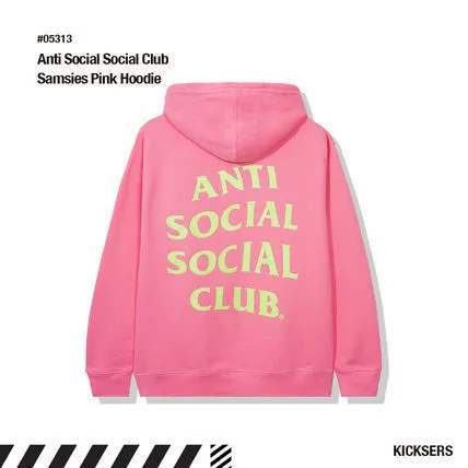 ANTI SOCIAL SOCIAL CLUB  |Pullovers Unisex Street Style Long Sleeves Cotton Logo