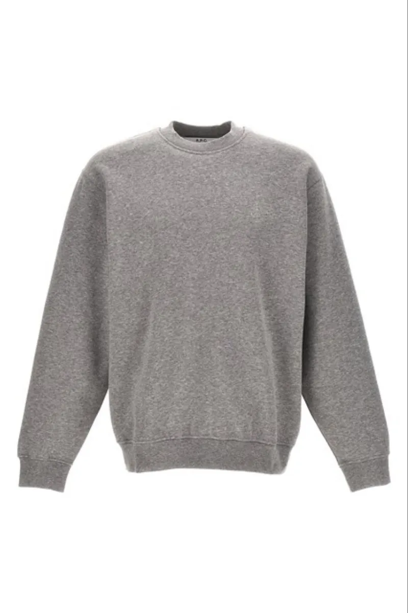 A.P.C.  |Crew Neck Sweat Rib Street Style Collaboration Long Sleeves