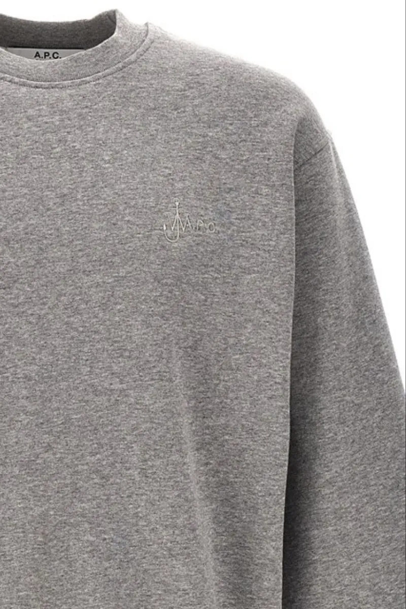 A.P.C.  |Crew Neck Sweat Rib Street Style Collaboration Long Sleeves