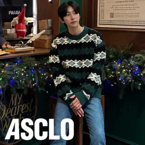 ASCLO  |Crew Neck Pullovers Unisex Street Style U-Neck Long Sleeves