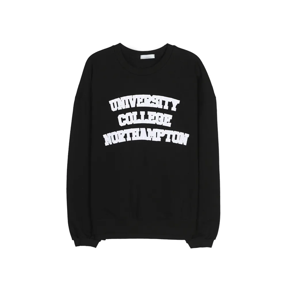 ASCLO  |Crew Neck Pullovers Unisex Sweat Street Style Long Sleeves