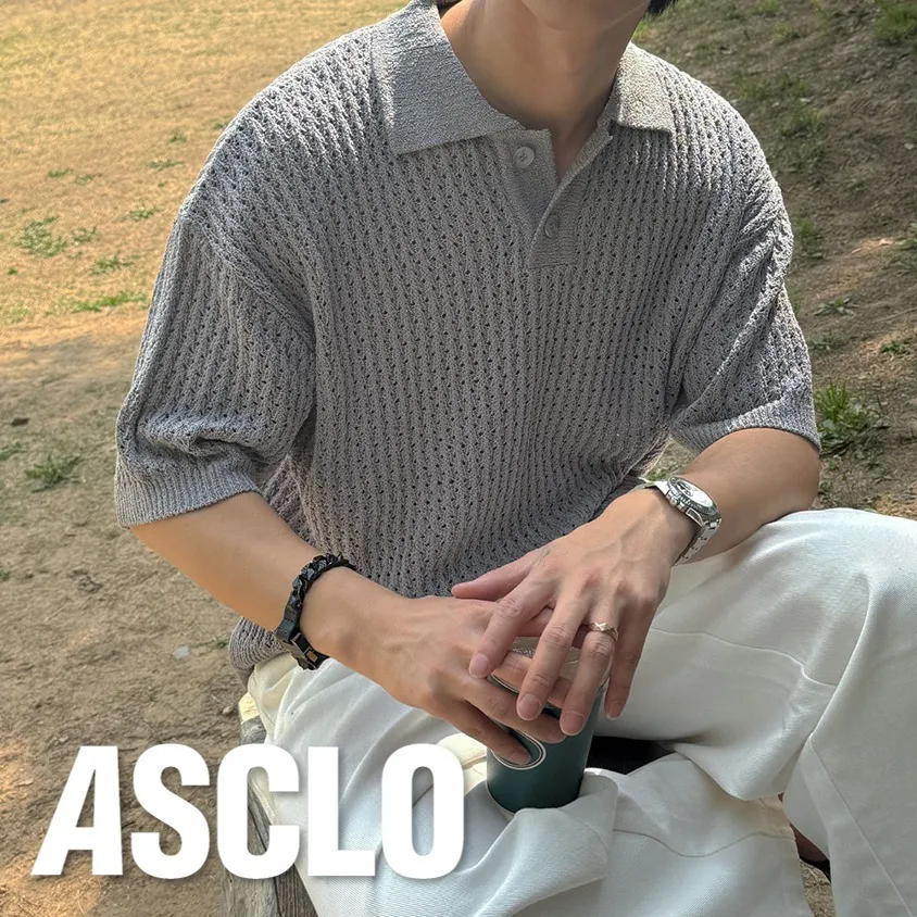 ASCLO  |Pullovers Unisex Street Style Plain Short Sleeves Oversized