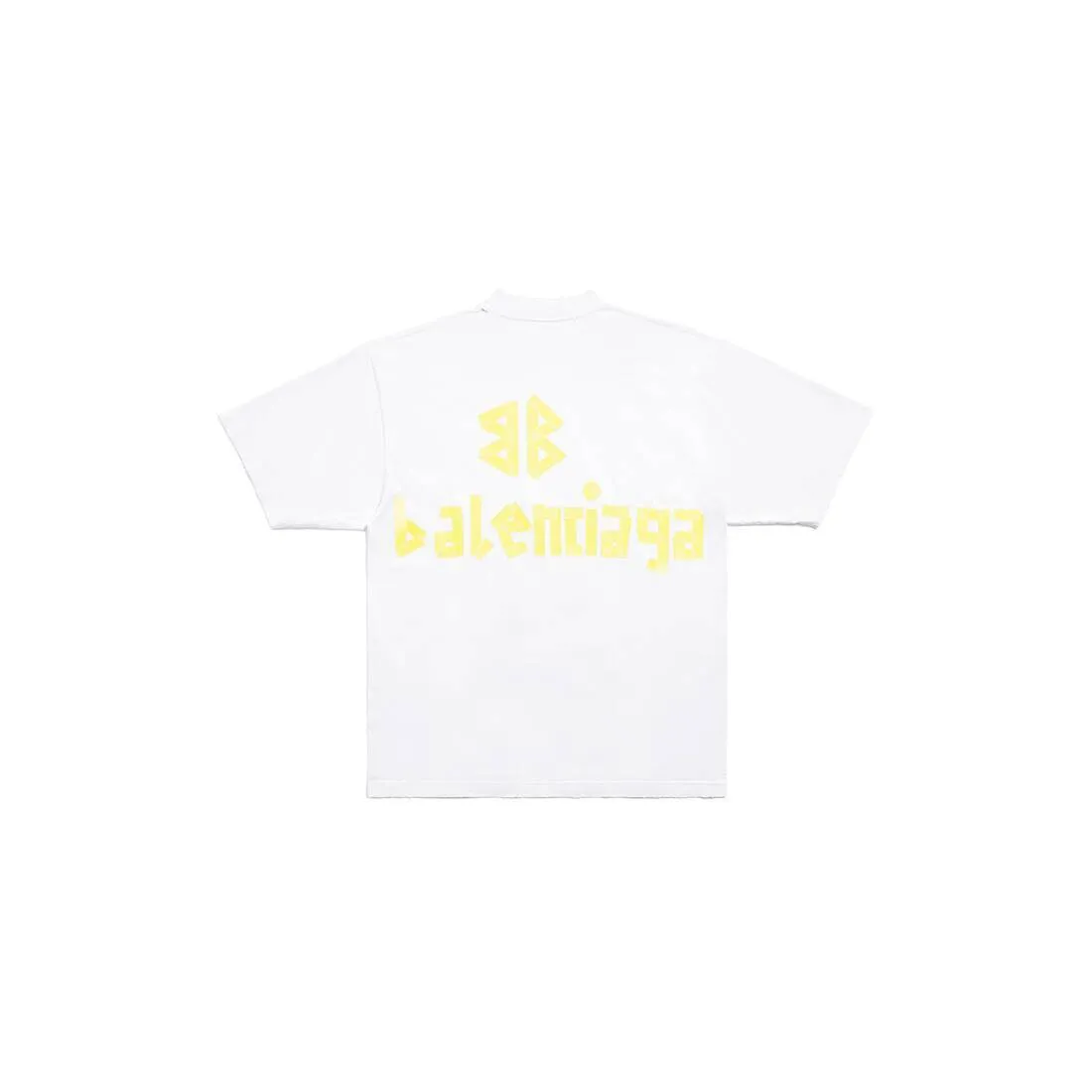 BALENCIAGA  |Tape Type T-shirt Medium Fit in Black Faded