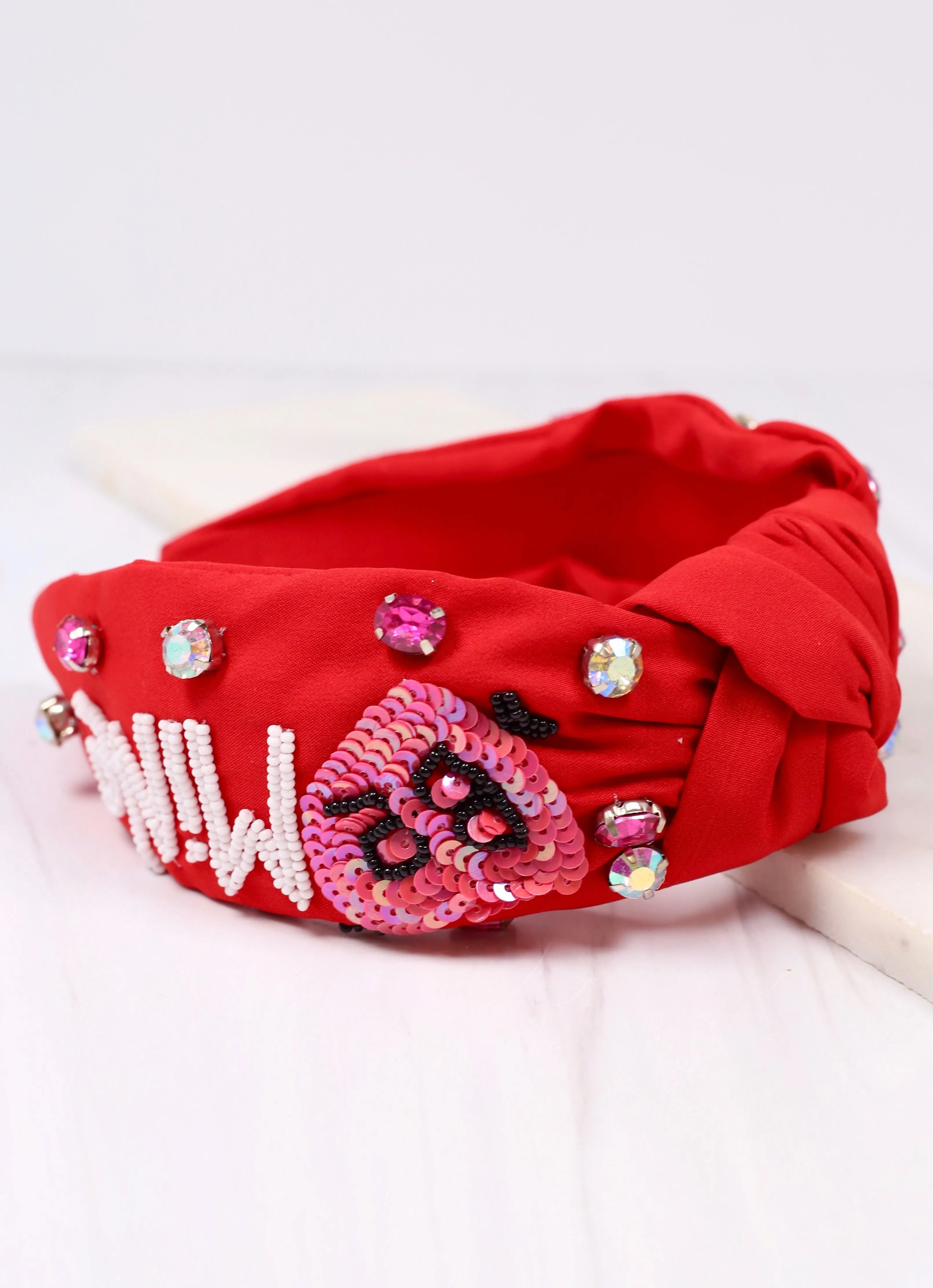 Be Mine Headband RED