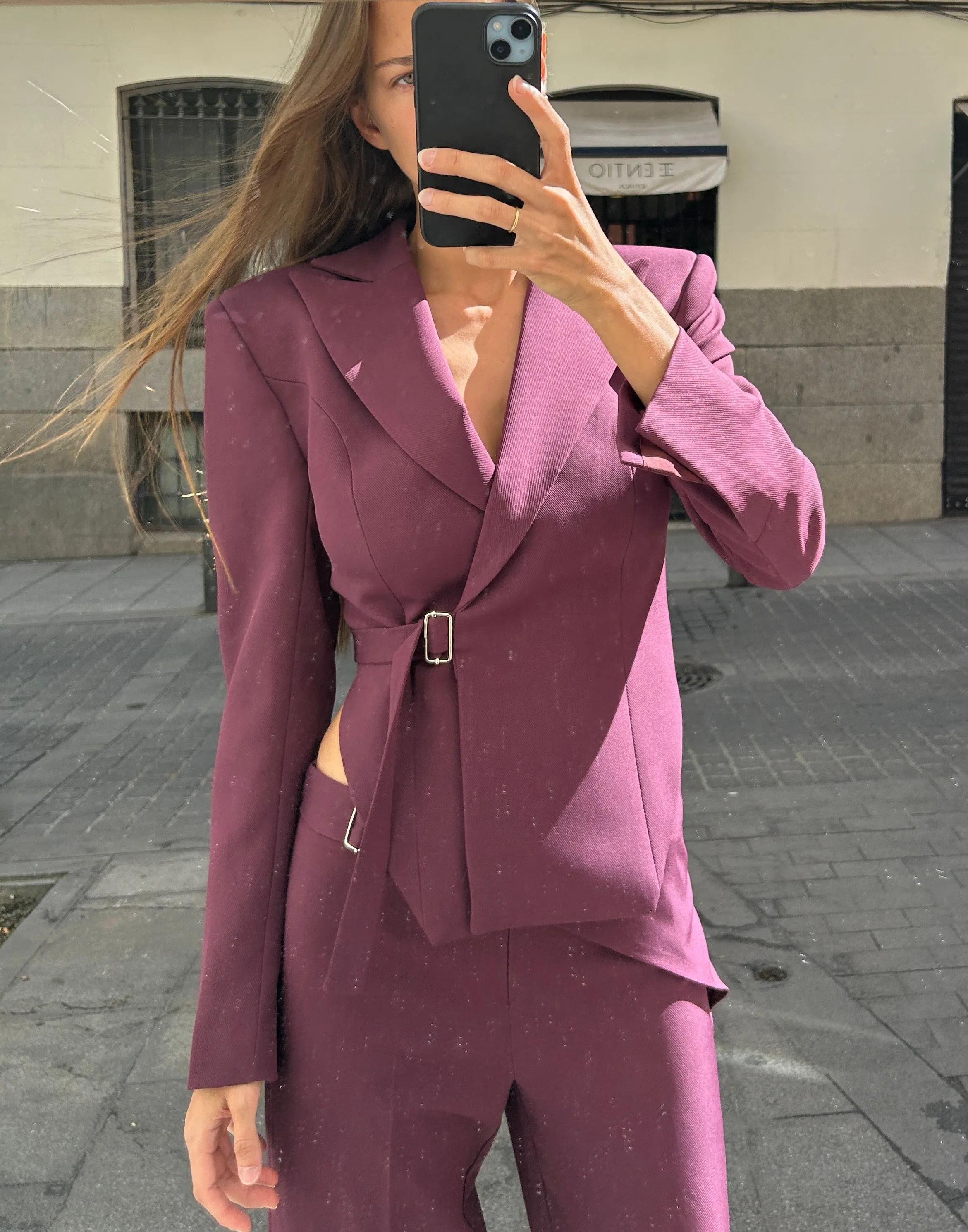 Blazer Emma Burdeos