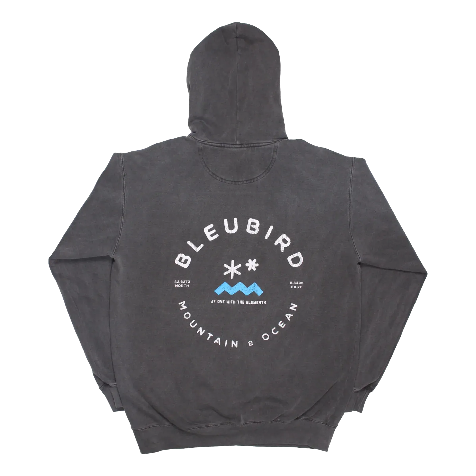 Bleubird Charcoal Original Crew Hoodie - Unisex Crew Hoodie From Bleubird