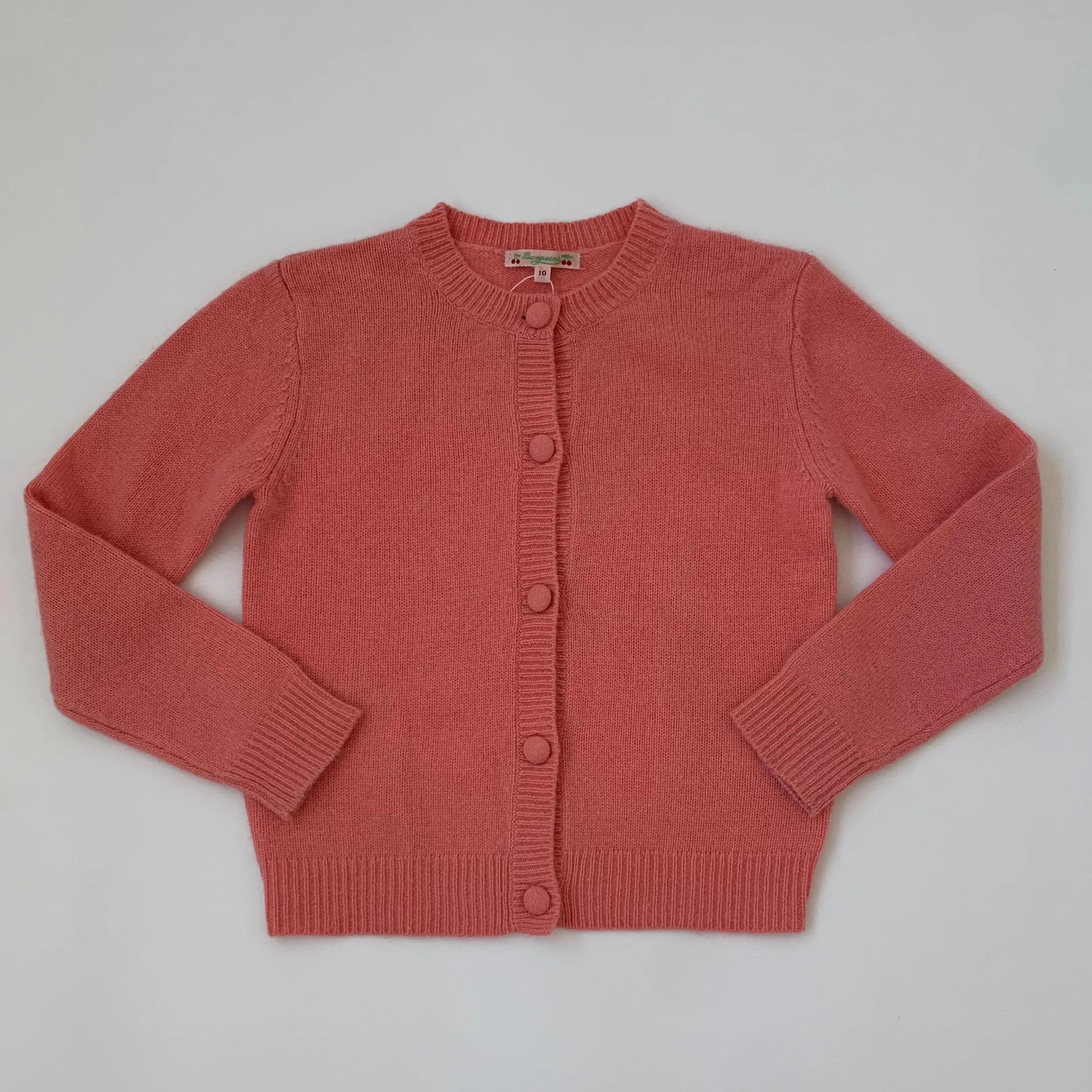 Bonpoint Candy Pink Cardigan: 10 Years