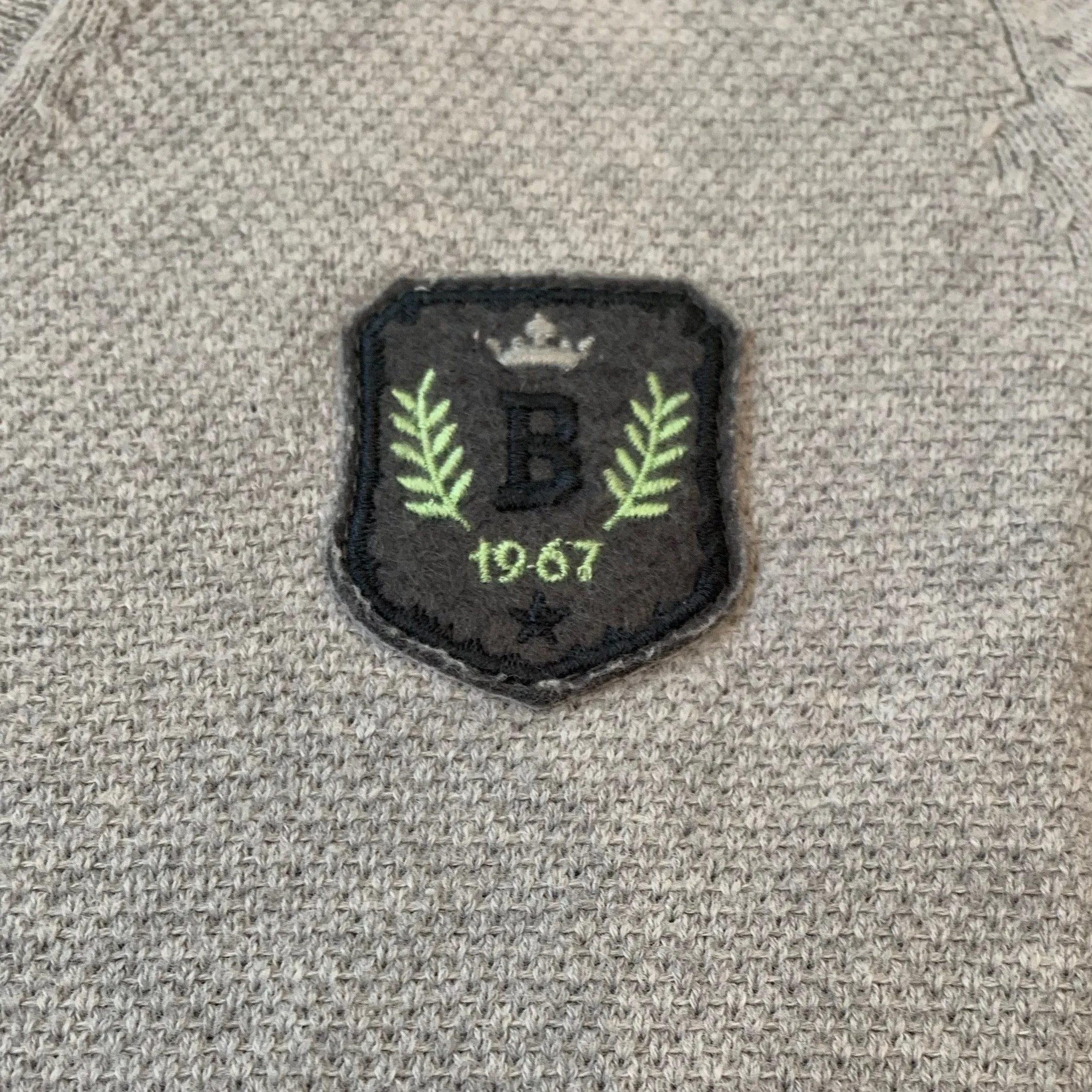 Bonpoint Grey Cotton Cardigan: 6 Years