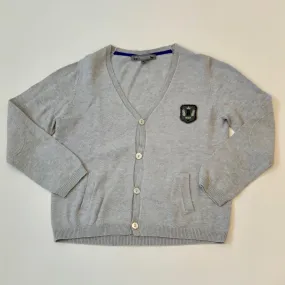 Bonpoint Grey Cotton Cardigan: 6 Years