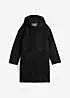 bonprix Button Through Hooded Coat