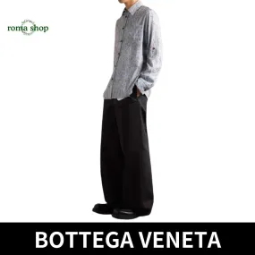 BOTTEGA VENETA  |Blended Fabrics Street Style Long Sleeves Shirts