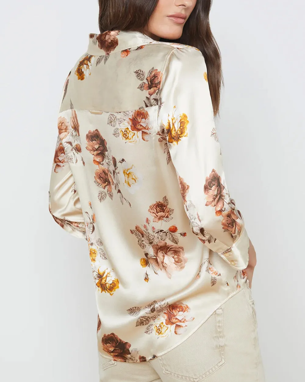 Buff Rose Floral Dani Blouse