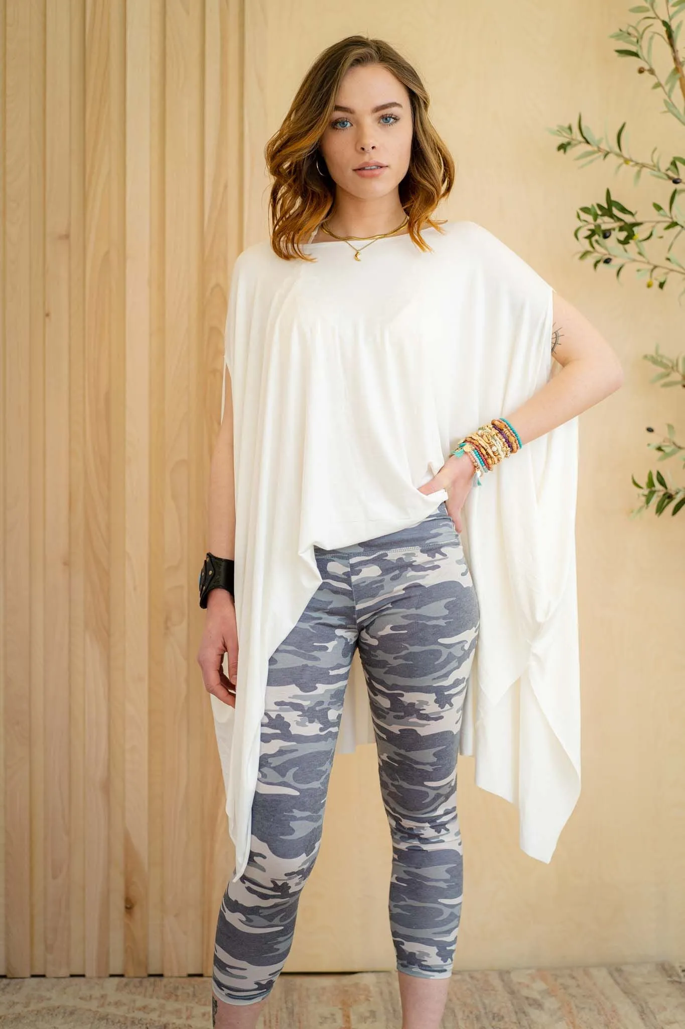 Camo Breeze Legging - Gray