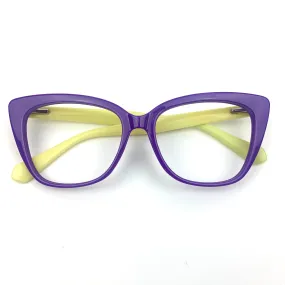 Captivated Eyewear - Eva Purple/Yellow