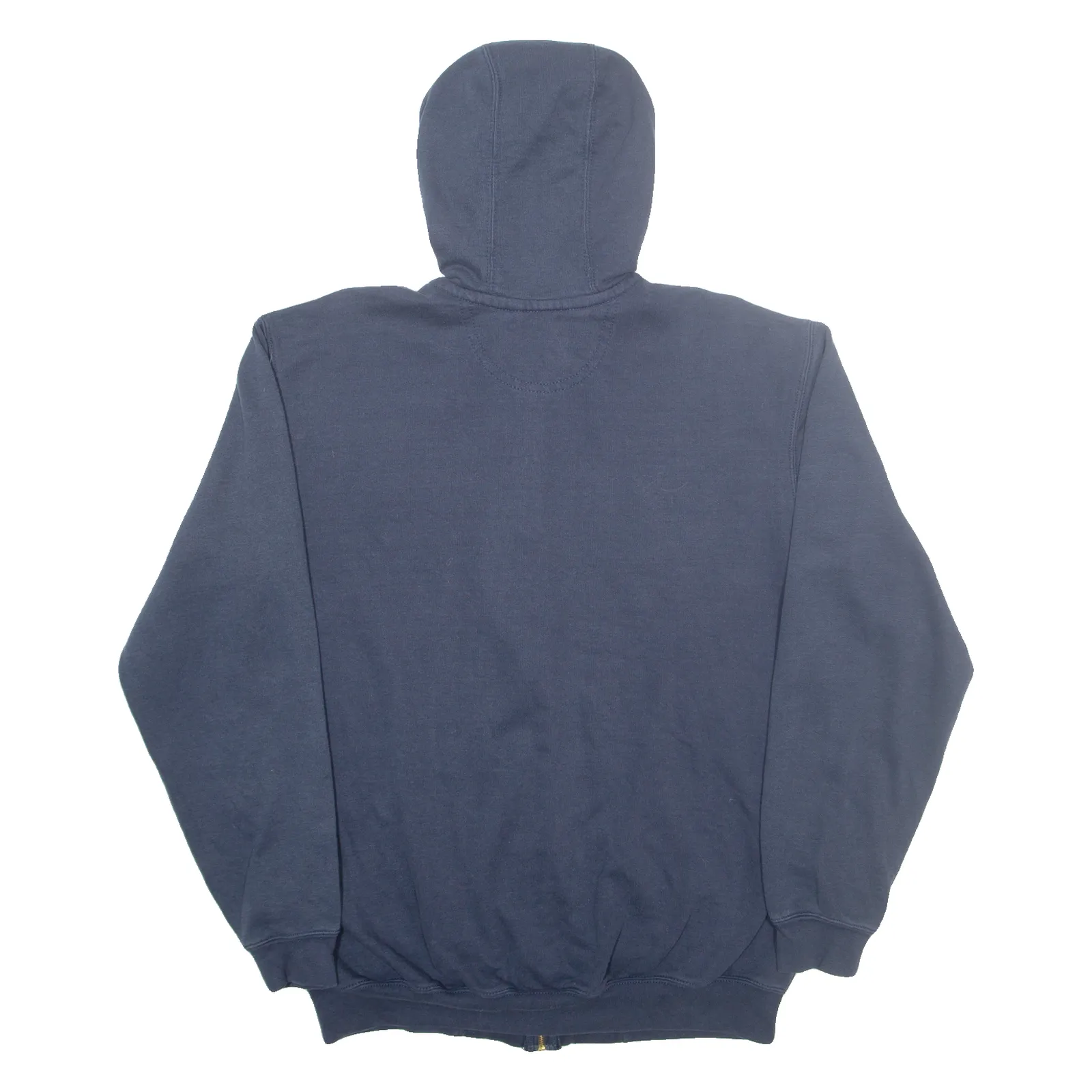 CARHARTT Loose Fit Mens Blue Hoodie Full Zip M