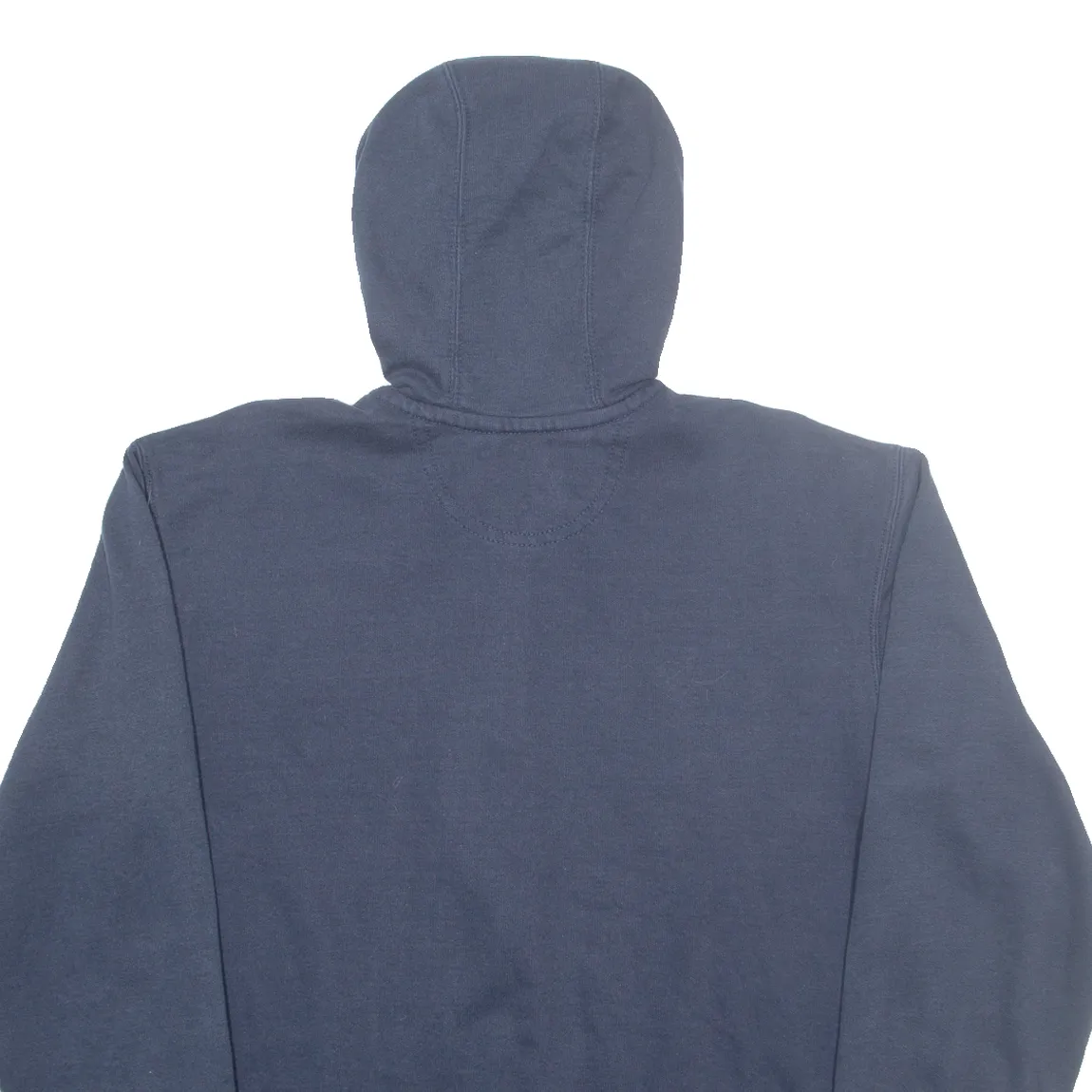 CARHARTT Loose Fit Mens Blue Hoodie Full Zip M