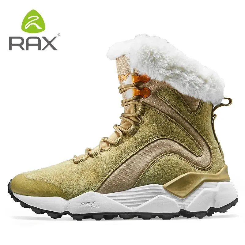 Chaussures de randonnée / montagne high-cut en cuir avec doublure polaire pour femme Rax - Winter Hiking Boots