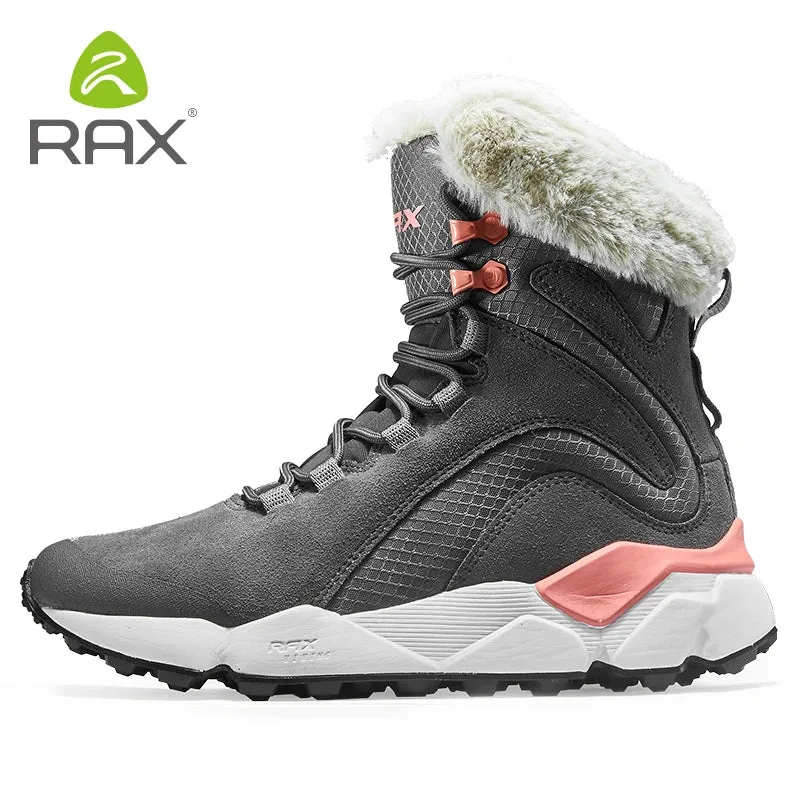 Chaussures de randonnée / montagne high-cut en cuir avec doublure polaire pour femme Rax - Winter Hiking Boots