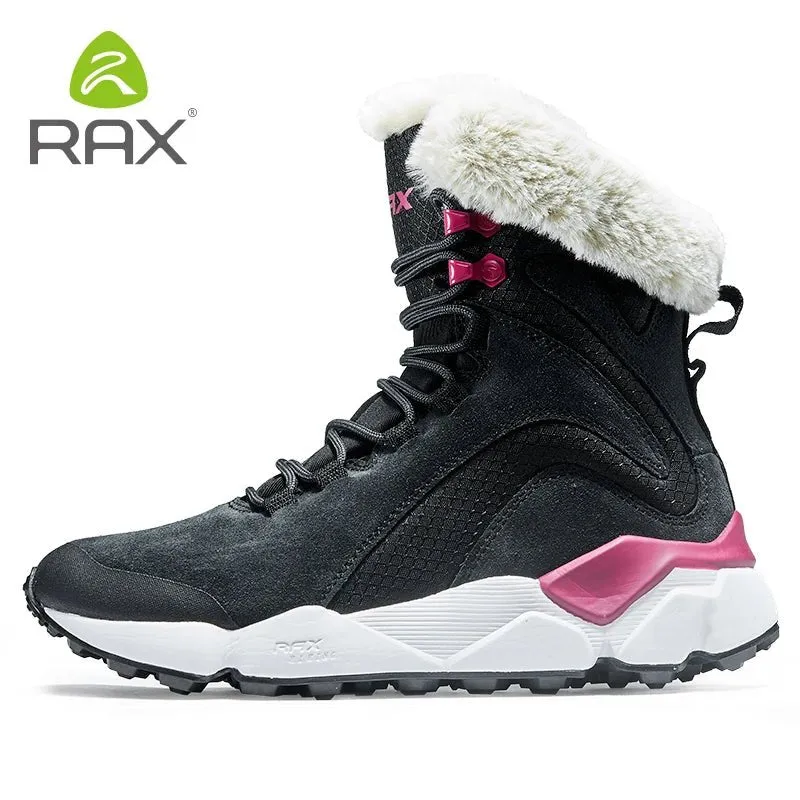 Chaussures de randonnée / montagne high-cut en cuir avec doublure polaire pour femme Rax - Winter Hiking Boots