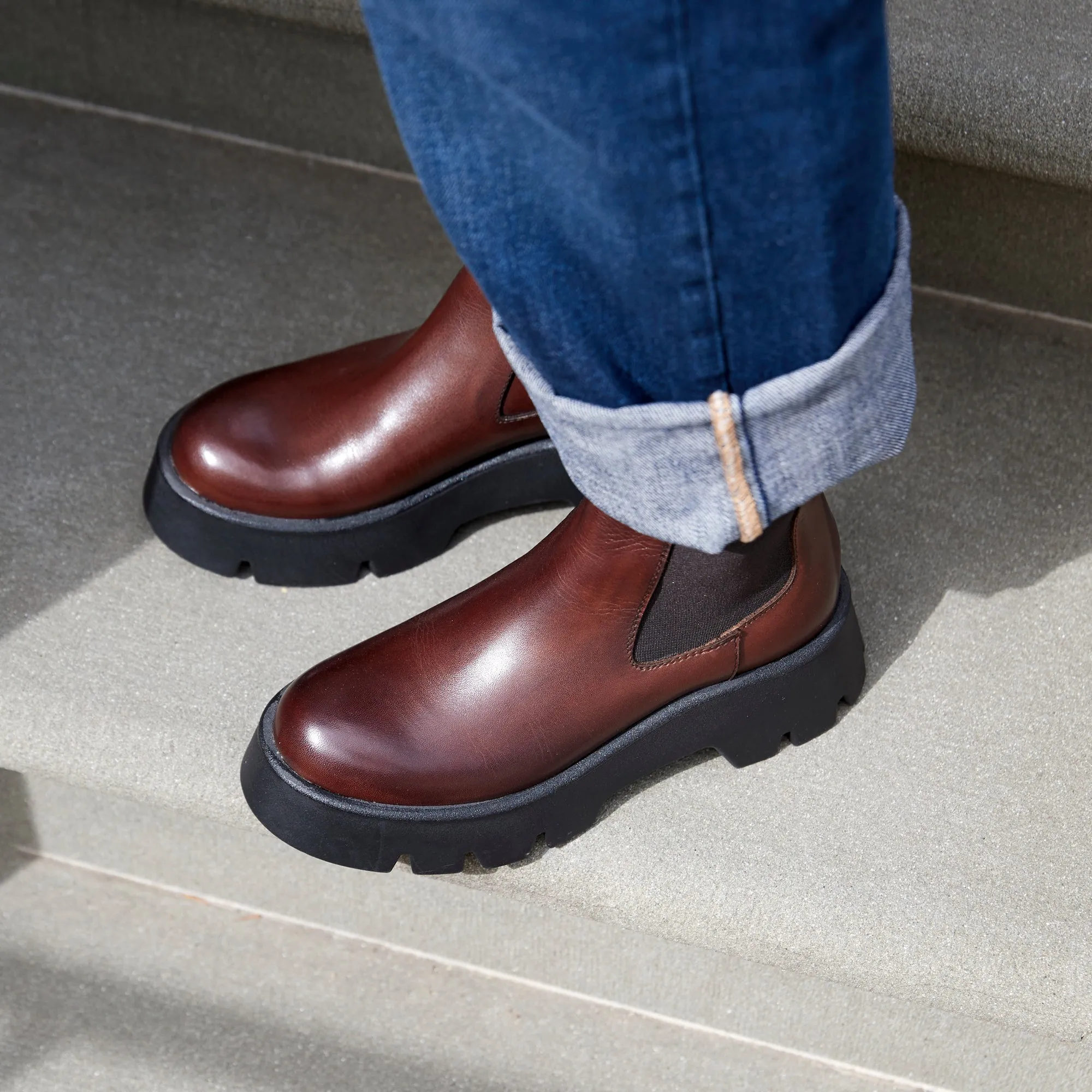 Chelsea boot mahogany brown