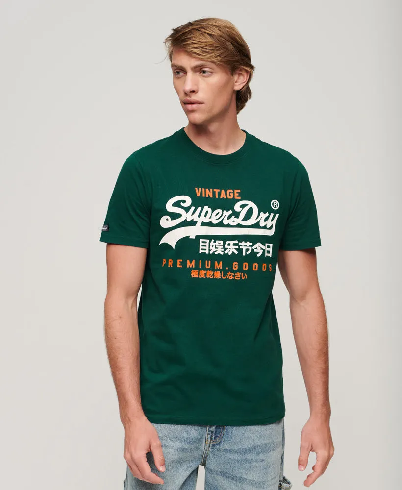 Classic Vintage Logo Heritage T-Shirt | Pine Green