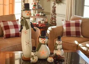 Coconut Snowman Gourd - Available in Multiple Sizes