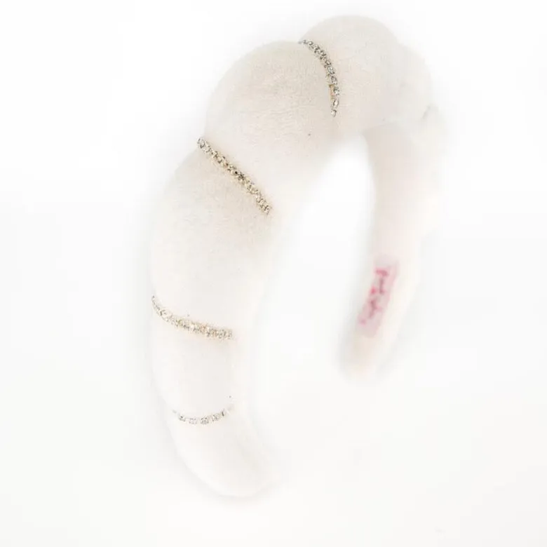 Crystallized White Spa Headband