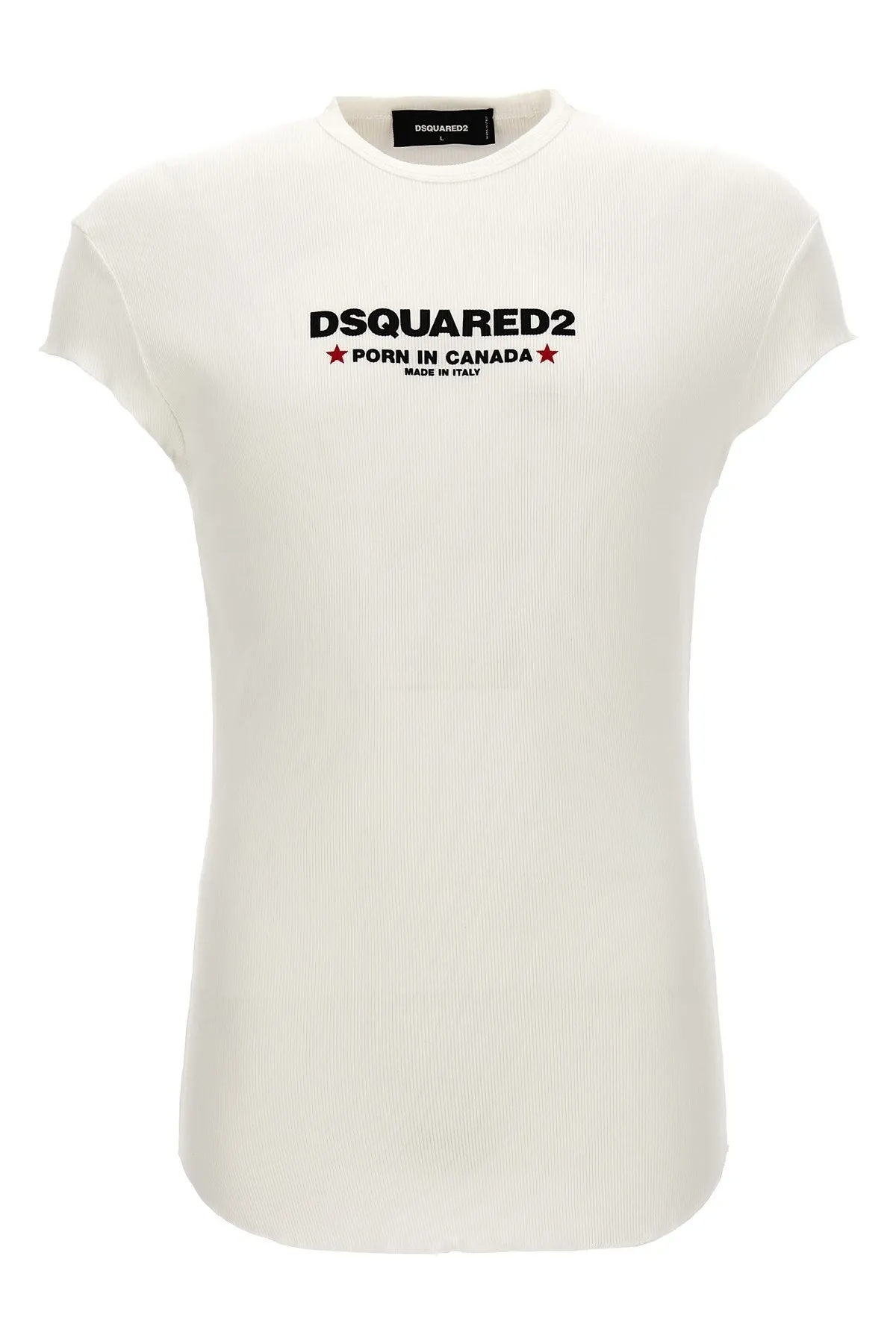 D SQUARED2  |Crew Neck Pullovers Street Style Plain Cotton Short Sleeves