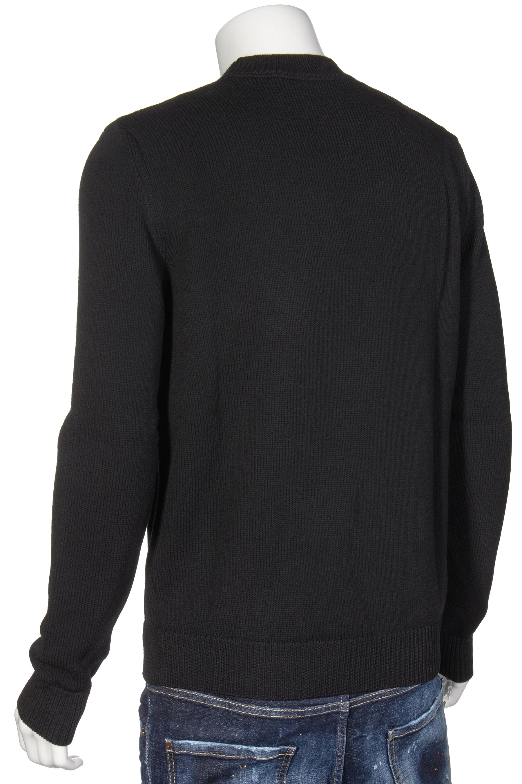 D SQUARED2  |Crew Neck Pullovers Wool Street Style Long Sleeves Plain