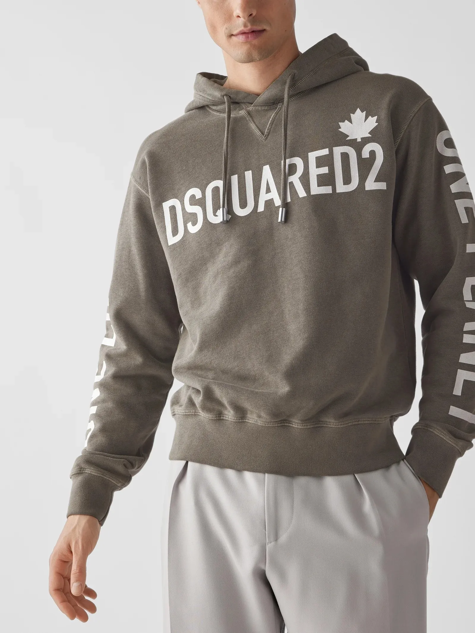 D SQUARED2  |Pullovers Unisex Blended Fabrics Street Style Long Sleeves