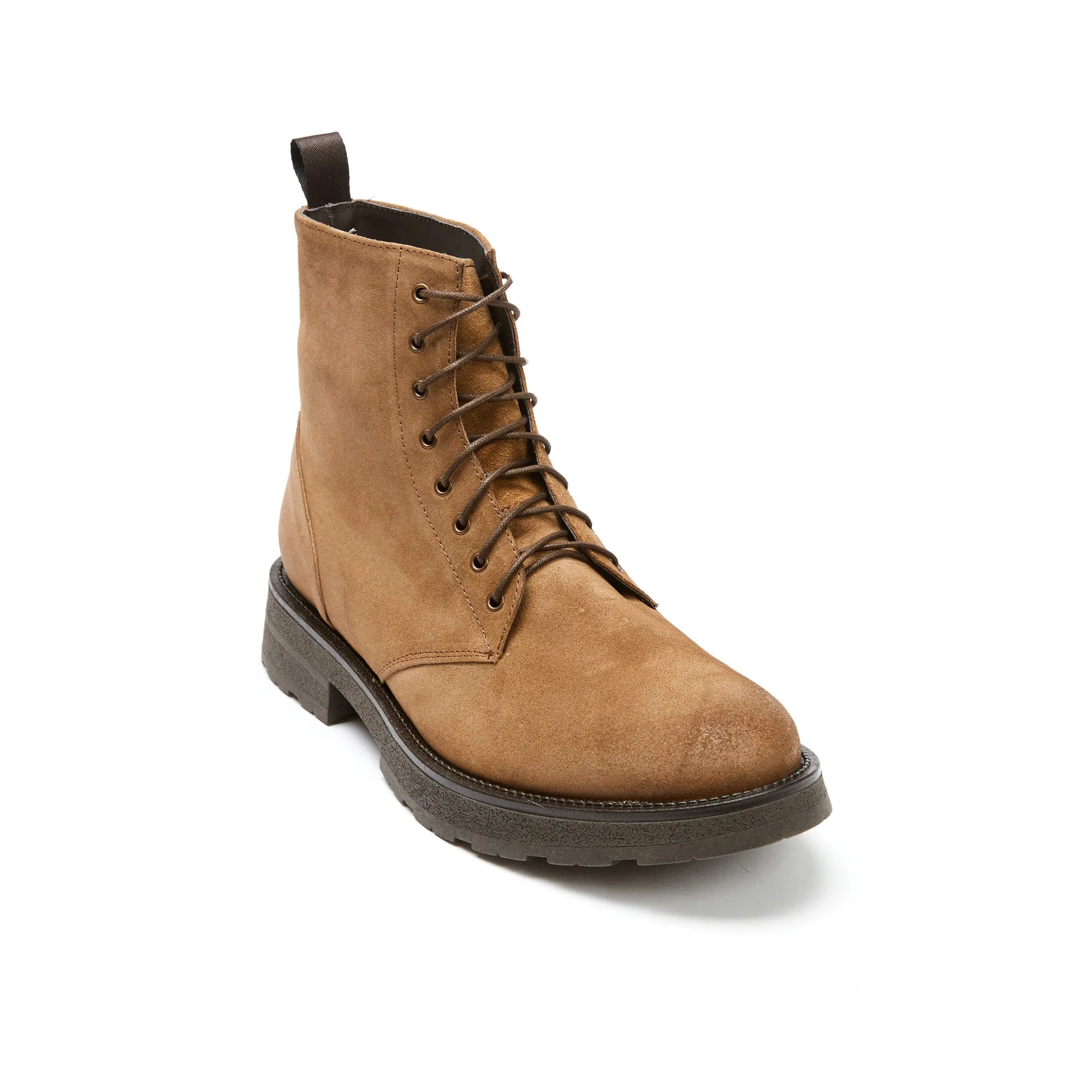 Derby ankle boot chestnut brown