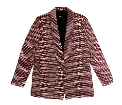 Diamond Jacquard Loveless Blazer