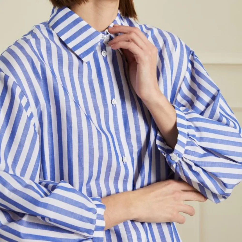 Diffusione Tessile  |Stripes Casual Style Linen Blended Fabrics Street Style