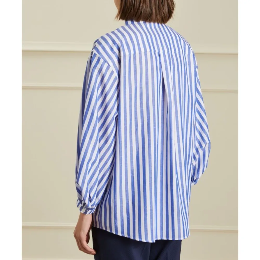 Diffusione Tessile  |Stripes Casual Style Linen Blended Fabrics Street Style